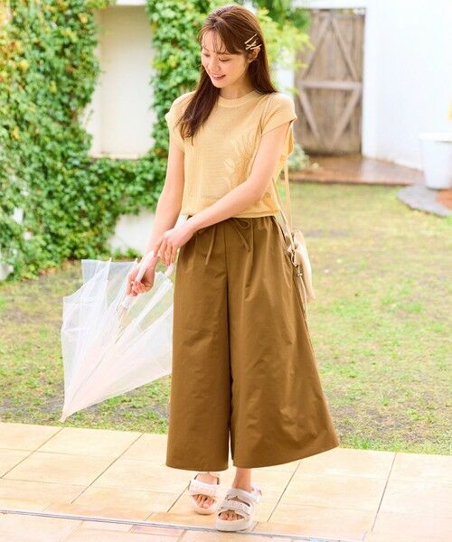 Feroux / フェルゥ その他パンツ | 【洗える・撥水】レースアップガウチョ | 詳細12