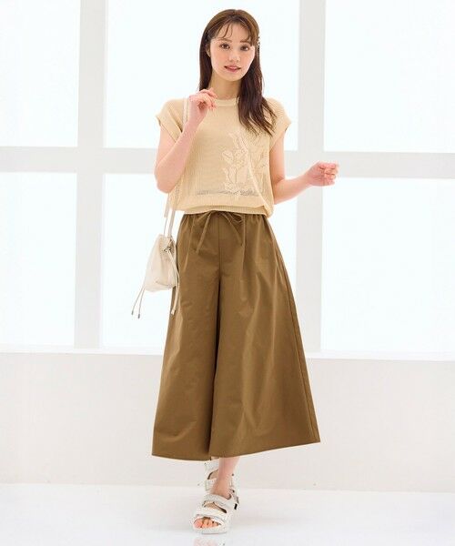 Feroux / フェルゥ その他パンツ | 【洗える・撥水】レースアップガウチョ | 詳細13