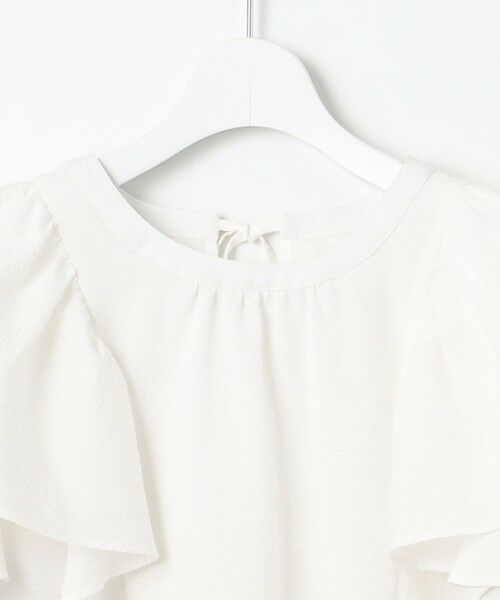 Feroux / フェルゥ シャツ・ブラウス | 【洗える】袖フリルブラウス | 詳細1