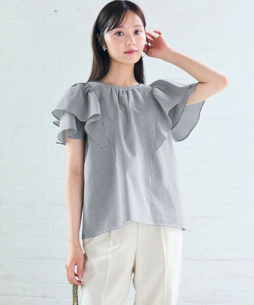 Feroux / フェルゥ シャツ・ブラウス | 【洗える】袖フリルブラウス | 詳細7