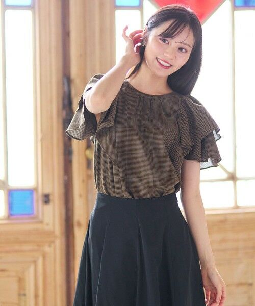 Feroux / フェルゥ シャツ・ブラウス | 【洗える】袖フリルブラウス | 詳細9