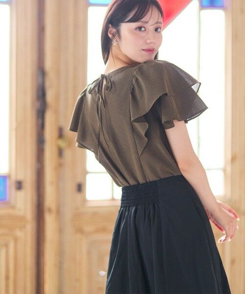 Feroux / フェルゥ シャツ・ブラウス | 【洗える】袖フリルブラウス | 詳細11