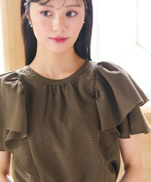 Feroux / フェルゥ シャツ・ブラウス | 【洗える】袖フリルブラウス | 詳細12