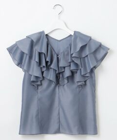 Feroux / フェルゥ シャツ・ブラウス | 【洗える】エアリーフリル ブラウス