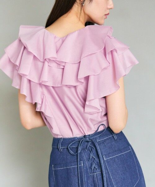 Feroux / フェルゥ シャツ・ブラウス | 【洗える】エアリーフリル ブラウス | 詳細6