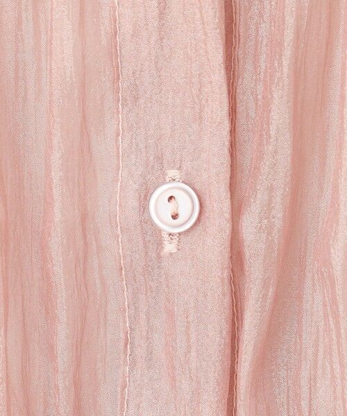Feroux / フェルゥ シャツ・ブラウス | 【洗える】シャーリング シアーシャツ | 詳細2
