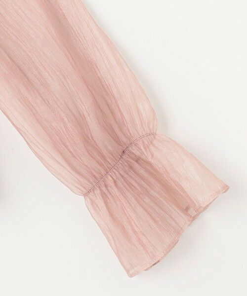 Feroux / フェルゥ シャツ・ブラウス | 【洗える】シャーリング シアーシャツ | 詳細3