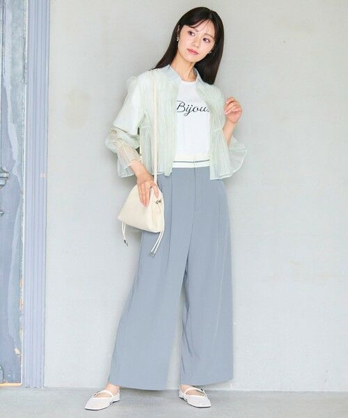 Feroux / フェルゥ シャツ・ブラウス | 【洗える】シャーリング シアーシャツ | 詳細7