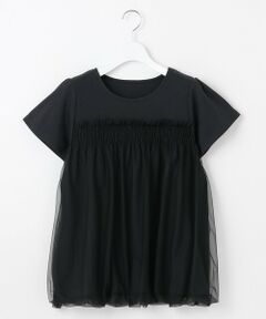 Feroux / フェルゥ カットソー | 【汗ジミが目立たない・洗える】バルーンチュール Tシャツ