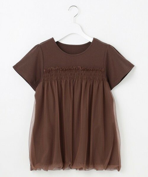 Feroux / フェルゥ カットソー | 【汗ジミが目立たない・洗える】バルーンチュール Tシャツ | 詳細3