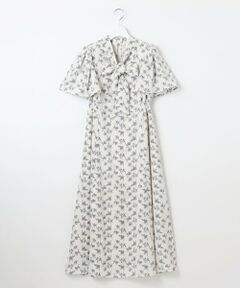 Feroux / フェルゥ ロング・マキシ丈ワンピース | 【洗える】フラワープリント クラシカル ワンピース