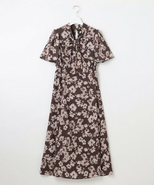 Feroux / フェルゥ ロング・マキシ丈ワンピース | 【洗える】フラワープリント クラシカル ワンピース | 詳細3