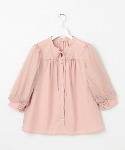 Feroux / フェルゥ シャツ・ブラウス | 袖チュールリボンスキッパー ブラウス | 詳細18