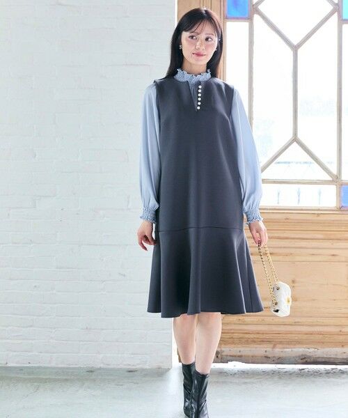 Feroux / フェルゥ シャツ・ブラウス | 【WEB一部店舗限定】スタンドネック ブラウス | 詳細12