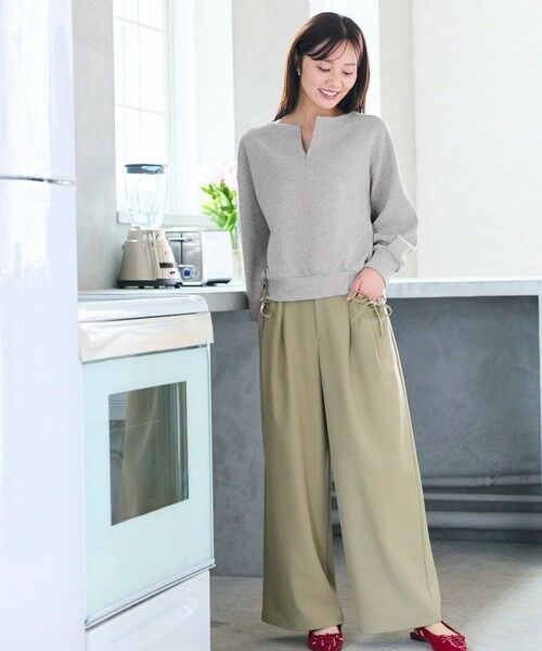 Feroux / フェルゥ スウェット | キーネック ダンボール トップス | 詳細2