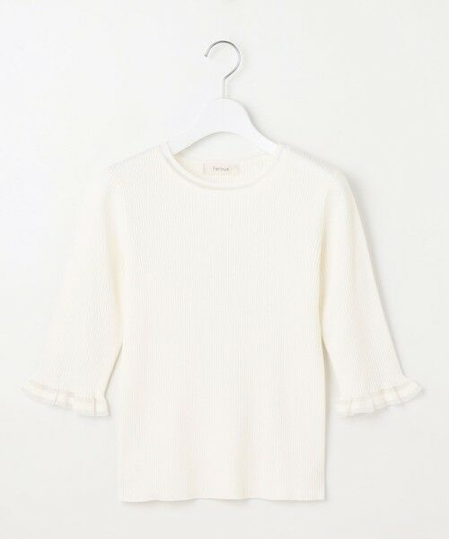 Feroux / フェルゥ ニット・セーター | シアートリム リブニット | 詳細4
