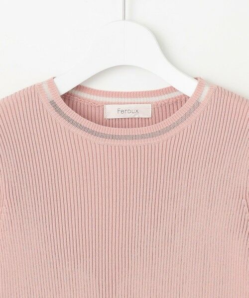 Feroux / フェルゥ ニット・セーター | シアートリム リブニット | 詳細7