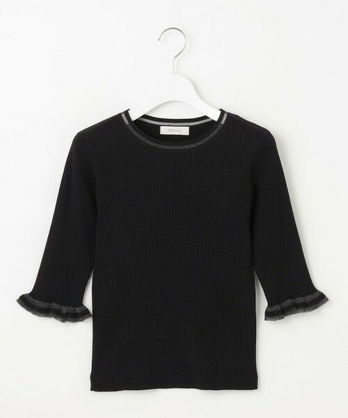 Feroux / フェルゥ ニット・セーター | シアートリム リブニット | 詳細16