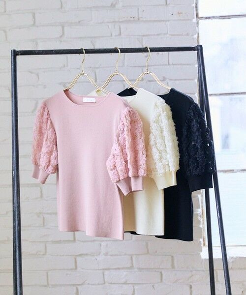 Feroux / フェルゥ ニット・セーター | ブーケスリーブ ニットプルオーバー | 詳細13