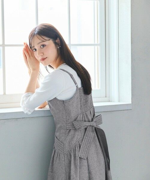 Feroux / フェルゥ ロング・マキシ丈スカート | バッグリボン ジャンパースカート | 詳細1