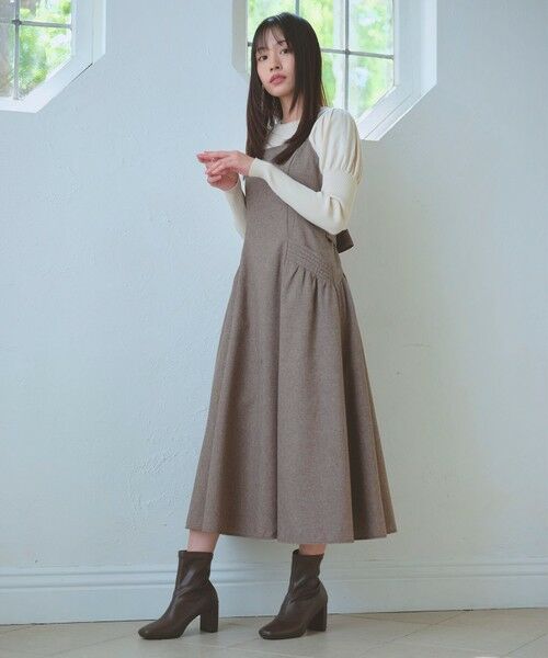 Feroux / フェルゥ ロング・マキシ丈スカート | バッグリボン ジャンパースカート | 詳細5