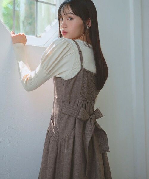 Feroux / フェルゥ ロング・マキシ丈スカート | バッグリボン ジャンパースカート | 詳細7