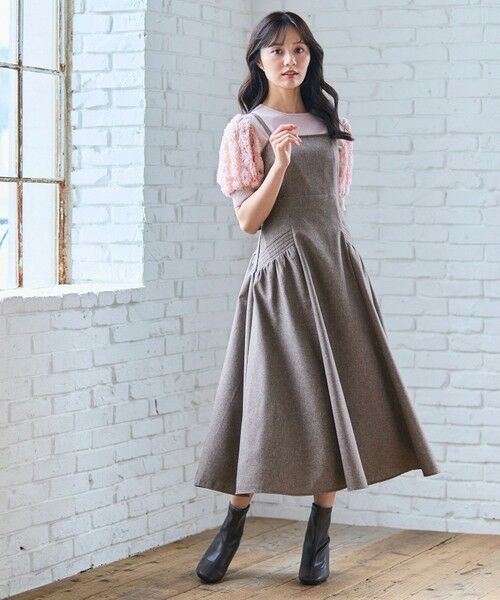 Feroux / フェルゥ ロング・マキシ丈スカート | バッグリボン ジャンパースカート | 詳細8
