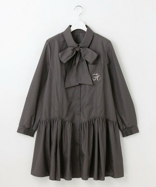 Feroux / フェルゥ ロング・マキシ丈ワンピース | 【2WAY】リボンタイシャツ ワンピース | 詳細5