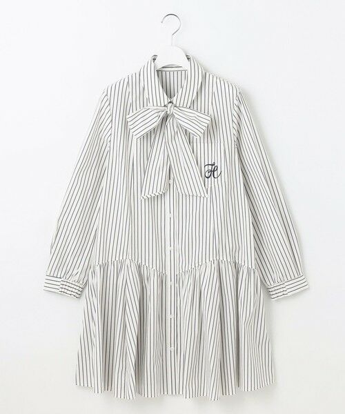 Feroux / フェルゥ ロング・マキシ丈ワンピース | 【2WAY】リボンタイシャツ ワンピース | 詳細12