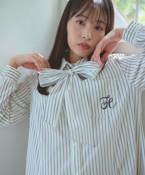 Feroux / フェルゥ ロング・マキシ丈ワンピース | 【2WAY】リボンタイシャツ ワンピース | 詳細8