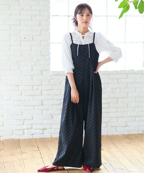 Feroux / フェルゥ サロペット・オールインワン | ドットフロッキー ロンパース | 詳細2