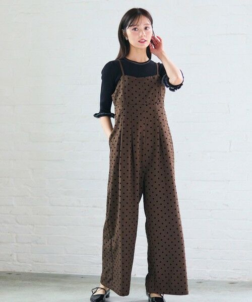 Feroux / フェルゥ サロペット・オールインワン | ドットフロッキー ロンパース | 詳細7