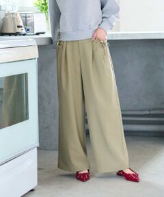 Feroux / フェルゥ その他パンツ | リボンディテール セミワイドパンツ