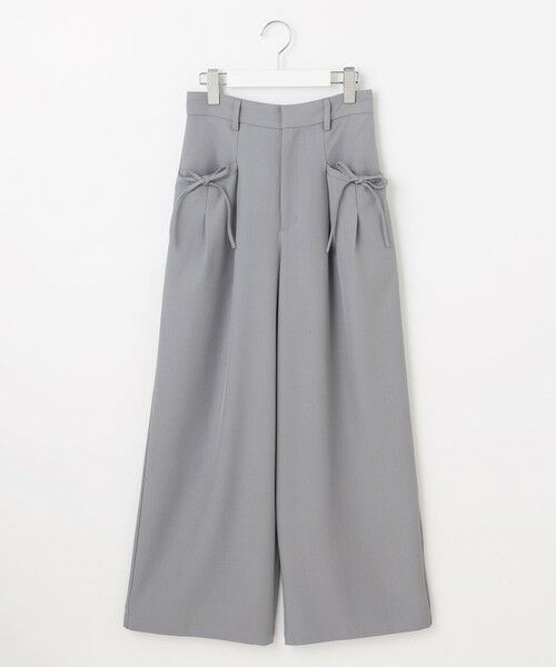 Feroux / フェルゥ その他パンツ | リボンディテール セミワイドパンツ | 詳細2