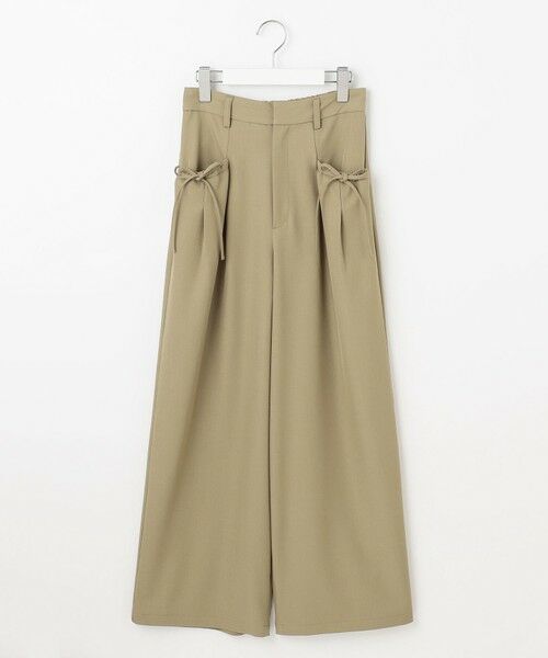 Feroux / フェルゥ その他パンツ | リボンディテール セミワイドパンツ | 詳細4