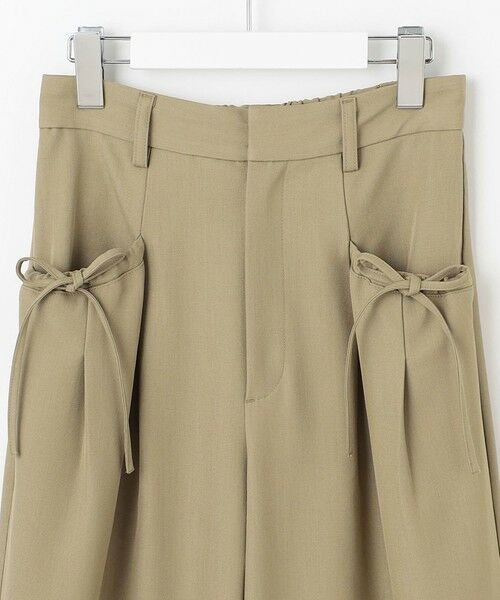 Feroux / フェルゥ その他パンツ | リボンディテール セミワイドパンツ | 詳細5