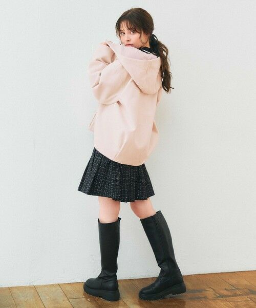 Feroux / フェルゥ その他アウター | フード付きコクーンショート コート | 詳細7