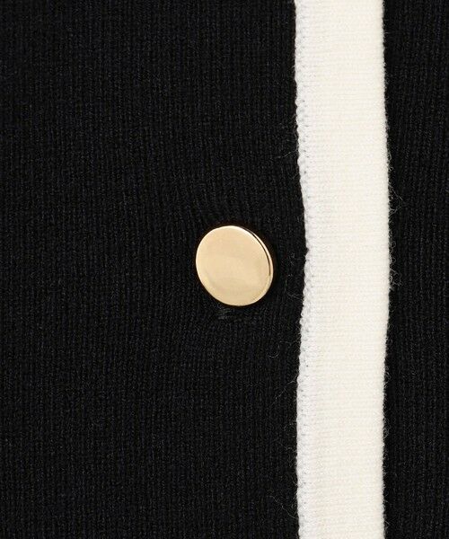 Feroux / フェルゥ カーディガン・ボレロ | バイカラーリボンニット カーディガン | 詳細10