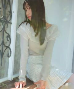 Feroux / フェルゥ ニット・セーター | 襟フリル ニット