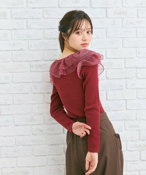 Feroux / フェルゥ ニット・セーター | 襟フリル ニット | 詳細5