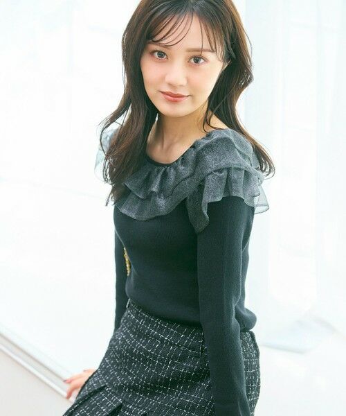 Feroux / フェルゥ ニット・セーター | 襟フリル ニット | 詳細8