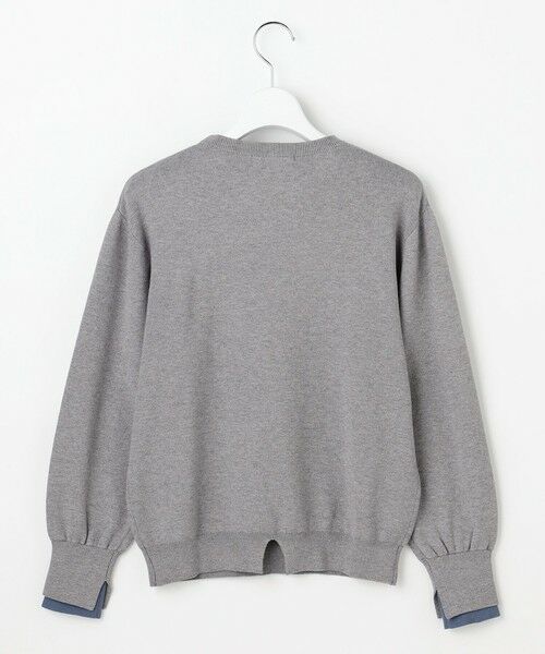 Feroux / フェルゥ ニット・セーター | 【猫カフェMOCHAコラボ】しらたまくん刺繍 ニット | 詳細9