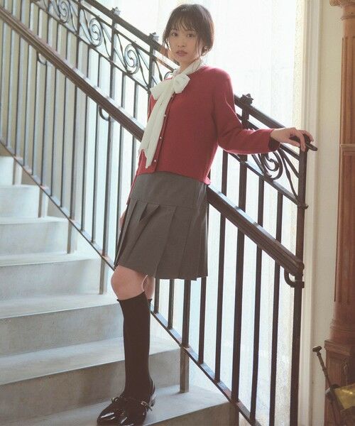 Feroux / フェルゥ カーディガン・ボレロ | 胸元刺繍パールニット カーディガン | 詳細5