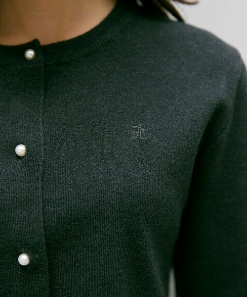 Feroux / フェルゥ カーディガン・ボレロ | 胸元刺繍パールニット カーディガン | 詳細18