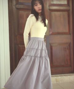 Feroux / フェルゥ ロング・マキシ丈ワンピース | ティアードスカートドッキング ワンピース