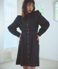 Feroux / フェルゥ ロング・マキシ丈ワンピース | デニムミディ ワンピース