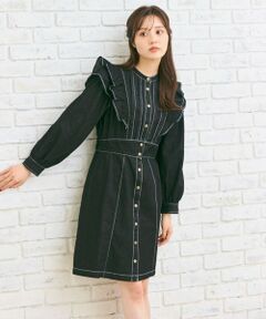 Feroux / フェルゥ ロング・マキシ丈ワンピース | デニムミディ ワンピース