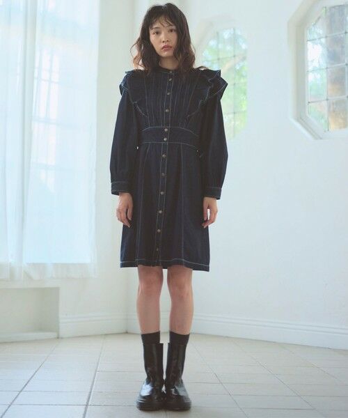 Feroux / フェルゥ ロング・マキシ丈ワンピース | デニムミディ ワンピース | 詳細1