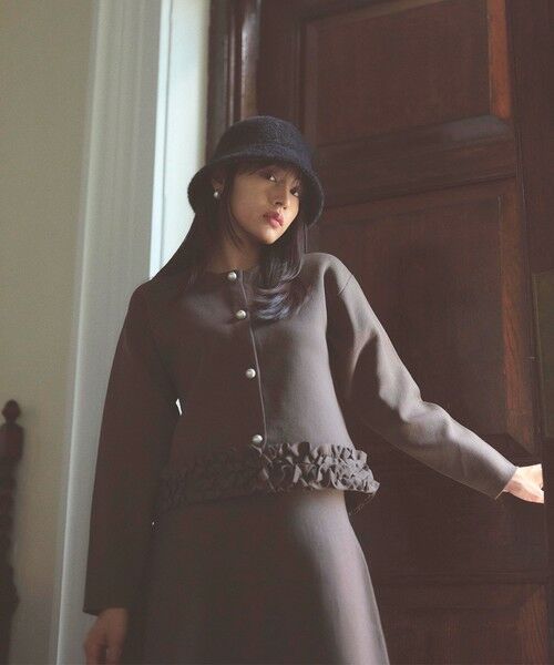 Feroux / フェルゥ セットアップ | フリル ニット セットアップ | 詳細2