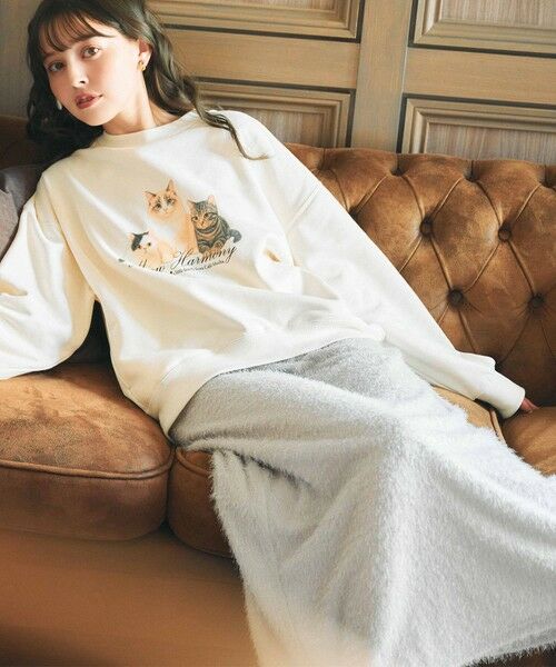 Feroux / フェルゥ ミニ・ひざ丈スカート | シャギーナロー スカート | 詳細10